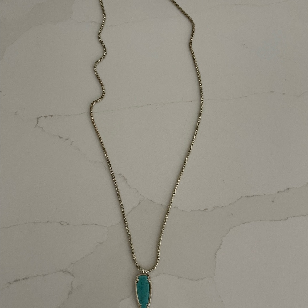 Kendra Scott Skylar Turquoise Pendant Necklace